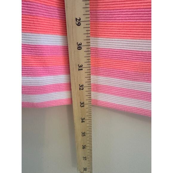 Lilly Pulitzer Womens Eden Mini Shift Dress Tropical Pink Pout Striped Summer XL - Picture 10 of 10
